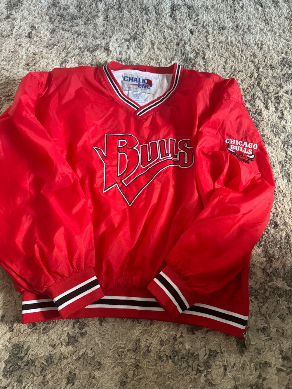 Vintage Chicago Bulls Jacket Mens
XL Chalk